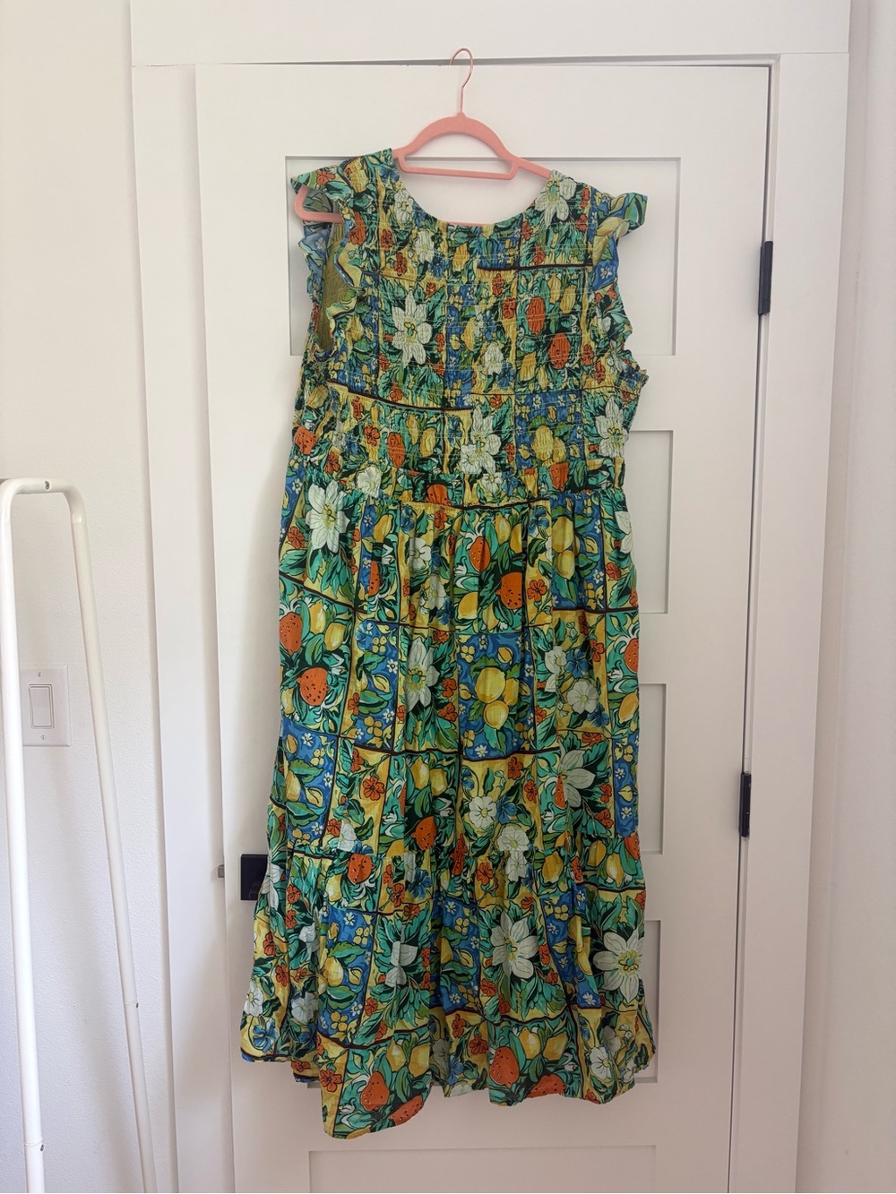Anthropologie Peregrine Flutter Sleeve Maxi Dress - Picture 10 of 11